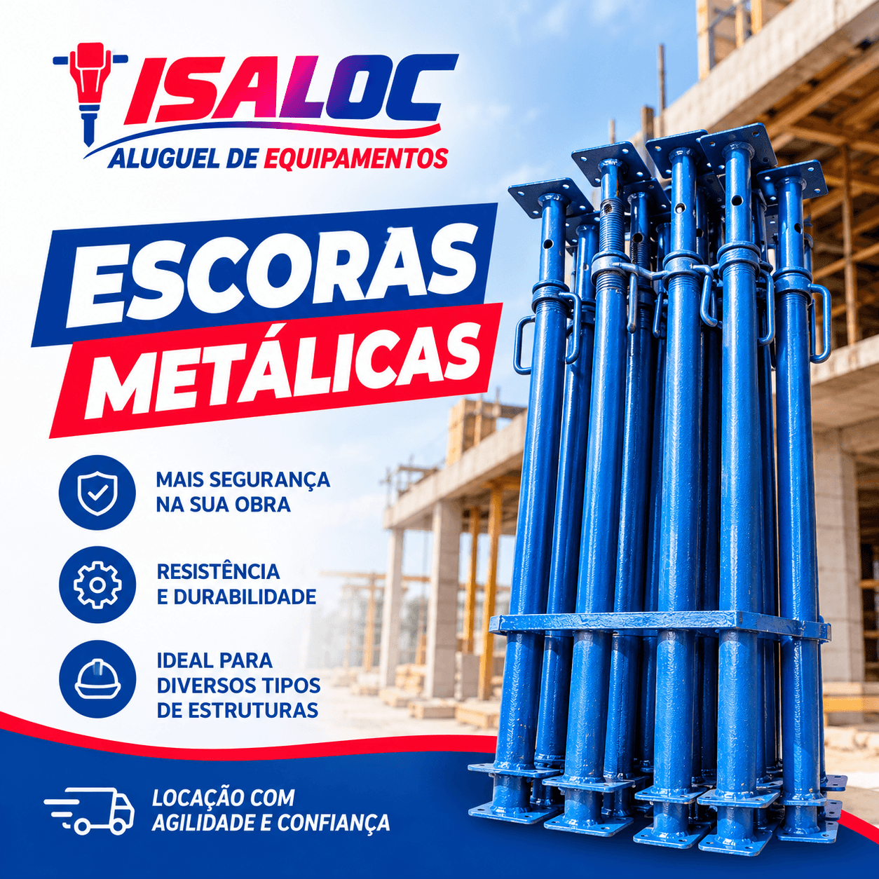 Aluguel de Escoras para Laje