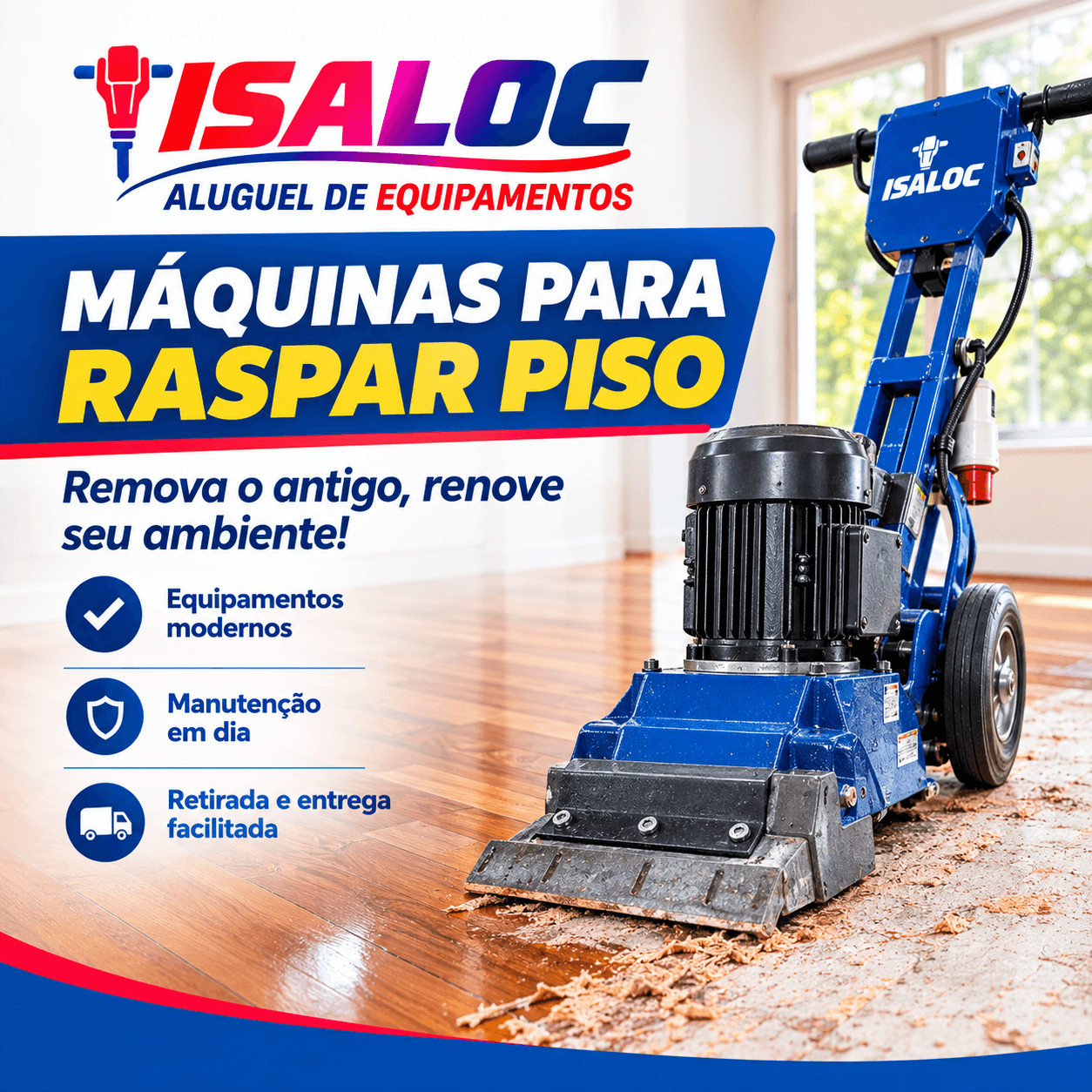 Aluguel de Máquina para Raspar Piso de Madeira
